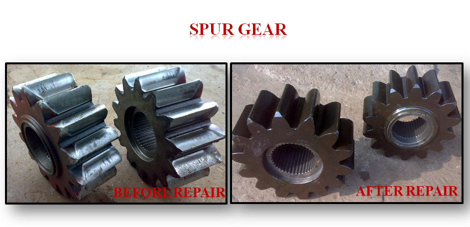 External Spline After Repair