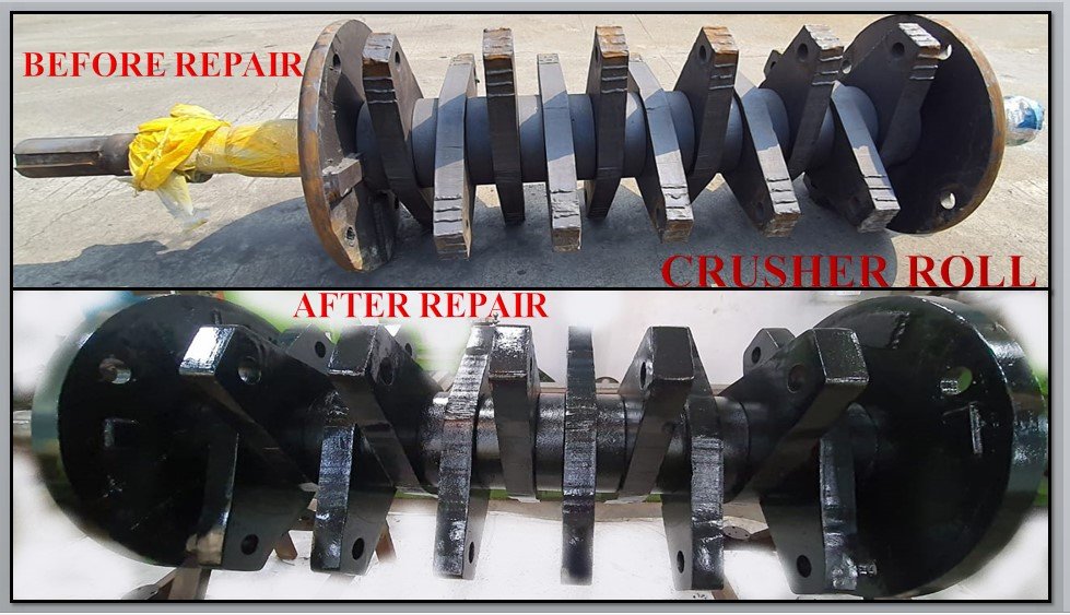 External Spline After Repair