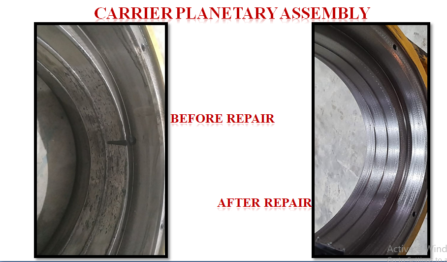 External Spline After Repair